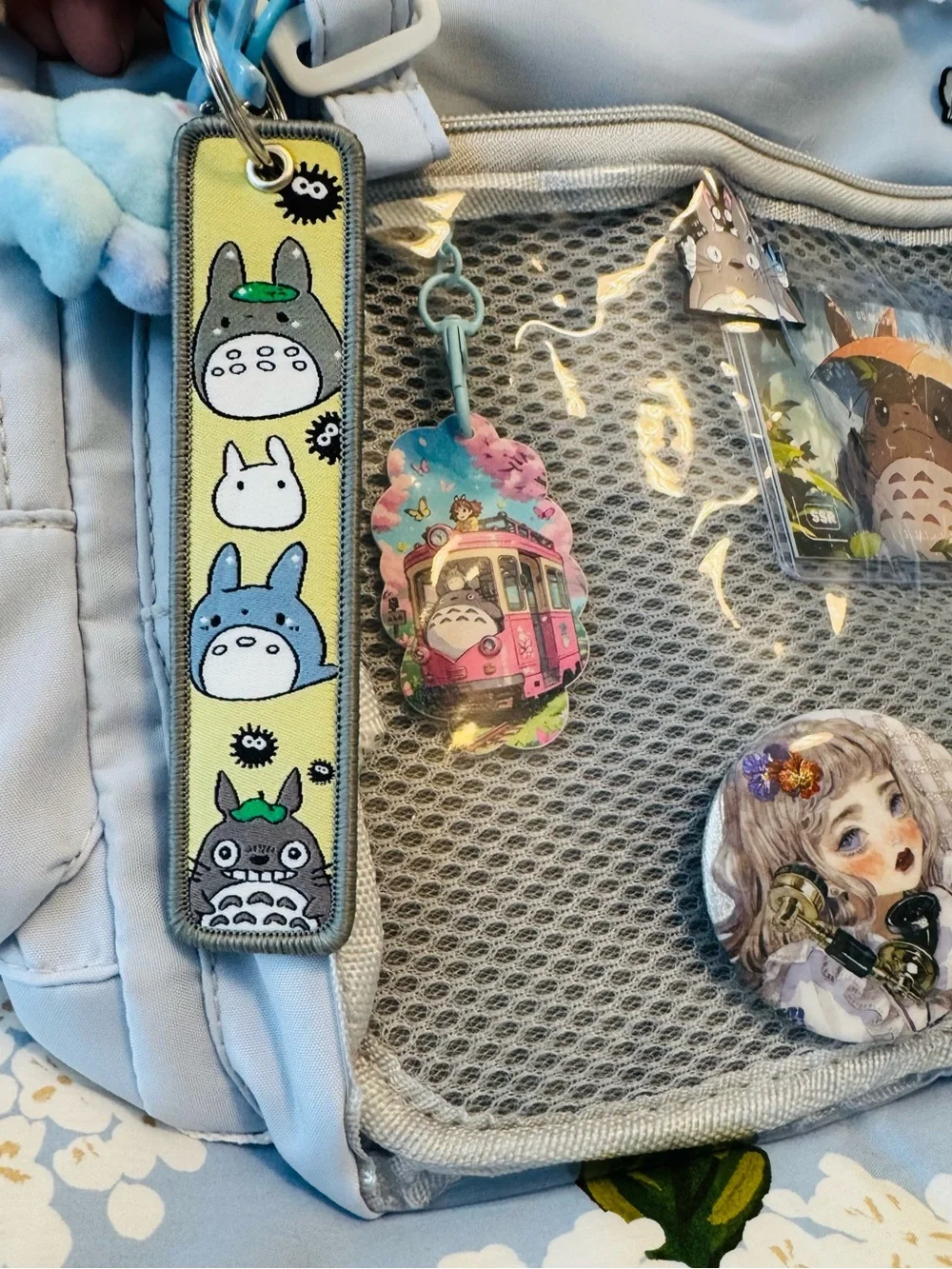 Fully LOADED Kawaii Coquette Lolita Ita Bag! Light Blue Beauty!